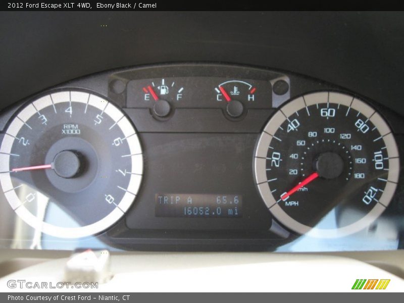 Ebony Black / Camel 2012 Ford Escape XLT 4WD