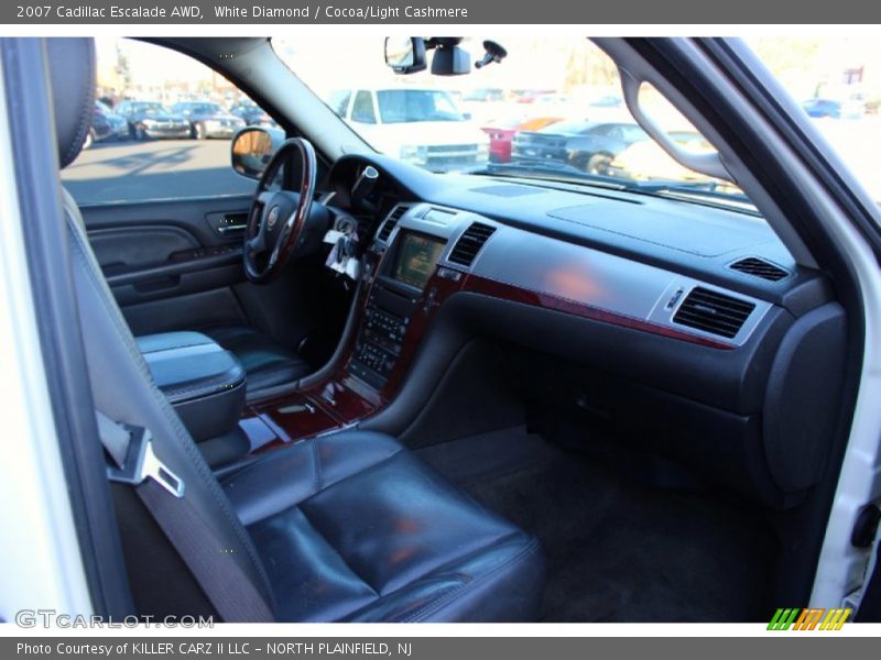 White Diamond / Cocoa/Light Cashmere 2007 Cadillac Escalade AWD