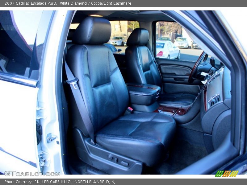 White Diamond / Cocoa/Light Cashmere 2007 Cadillac Escalade AWD