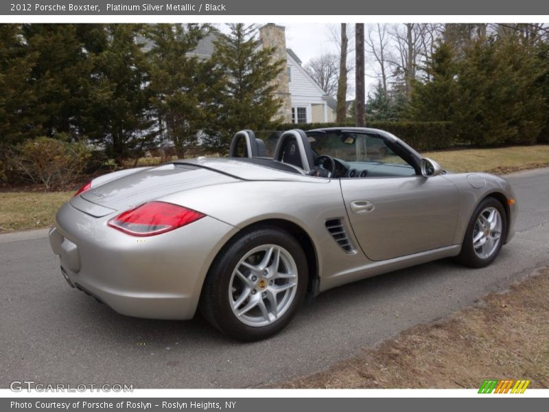 Platinum Silver Metallic / Black 2012 Porsche Boxster
