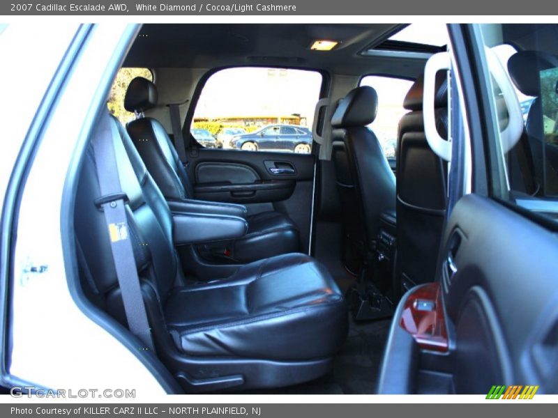 White Diamond / Cocoa/Light Cashmere 2007 Cadillac Escalade AWD