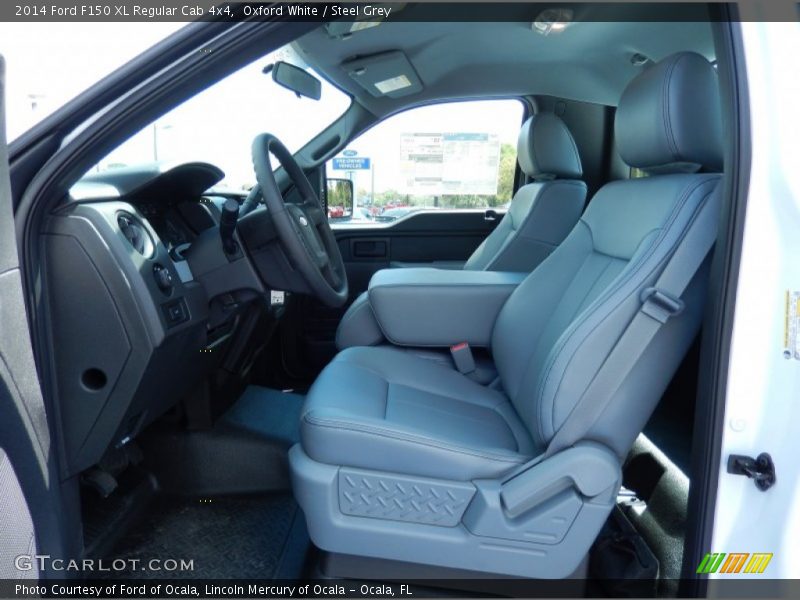 Oxford White / Steel Grey 2014 Ford F150 XL Regular Cab 4x4