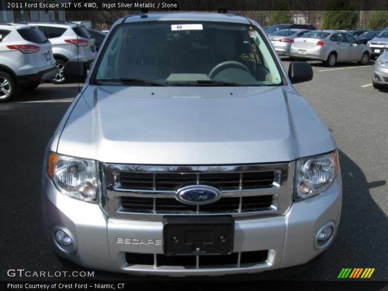 Ingot Silver Metallic / Stone 2011 Ford Escape XLT V6 4WD