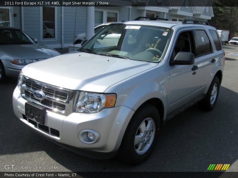 Ingot Silver Metallic / Stone 2011 Ford Escape XLT V6 4WD