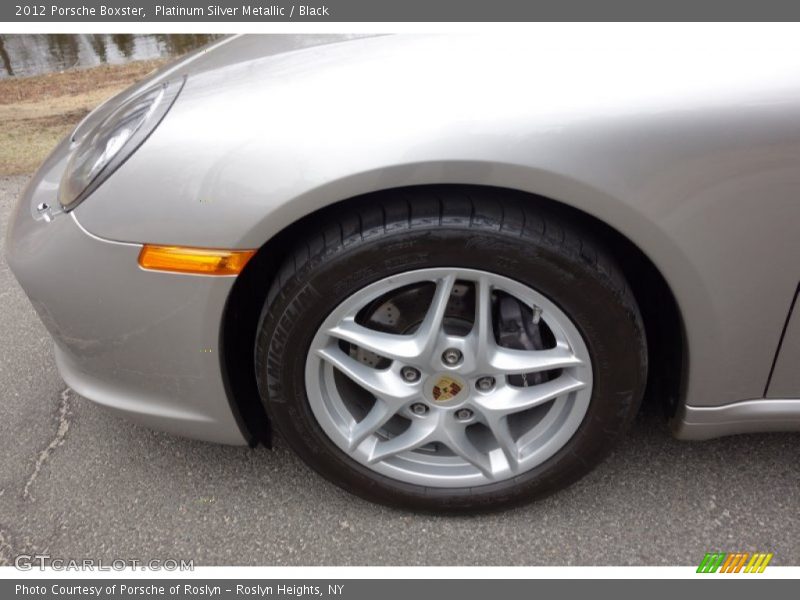 Platinum Silver Metallic / Black 2012 Porsche Boxster