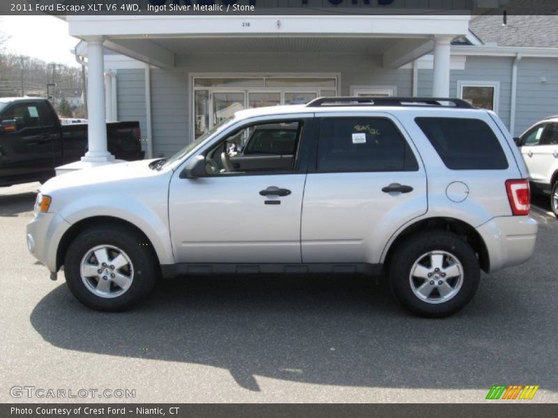 Ingot Silver Metallic / Stone 2011 Ford Escape XLT V6 4WD