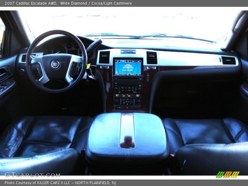 White Diamond / Cocoa/Light Cashmere 2007 Cadillac Escalade AWD