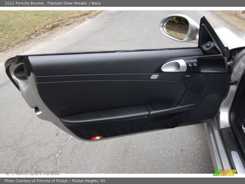Platinum Silver Metallic / Black 2012 Porsche Boxster