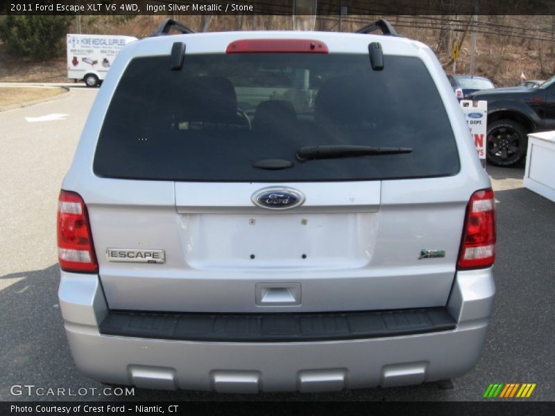 Ingot Silver Metallic / Stone 2011 Ford Escape XLT V6 4WD