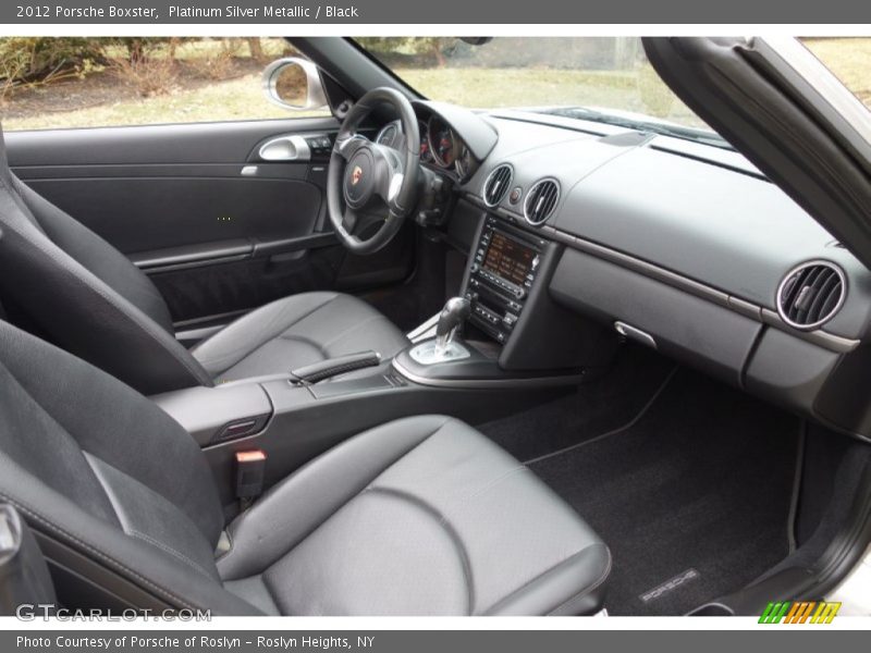 Platinum Silver Metallic / Black 2012 Porsche Boxster