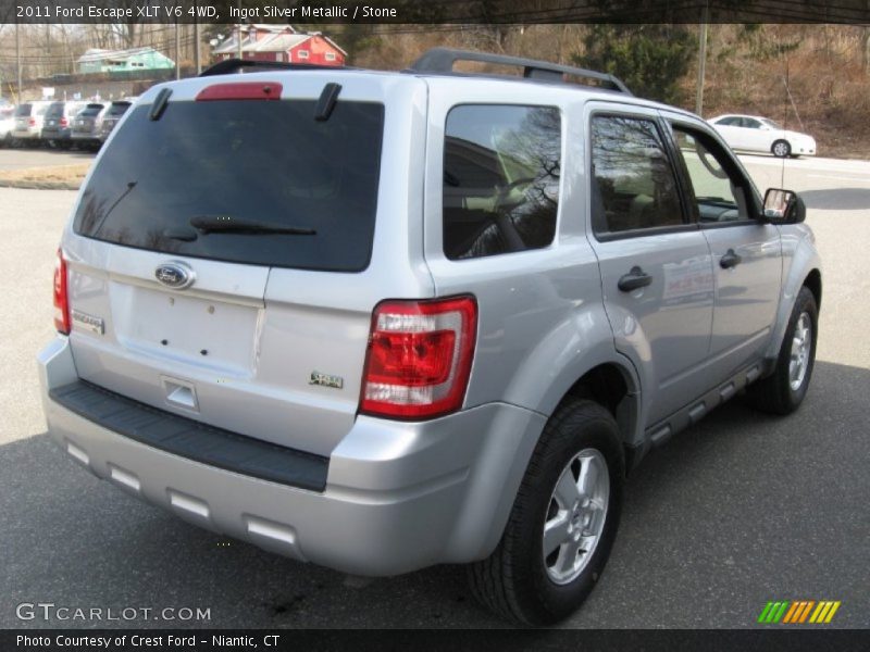 Ingot Silver Metallic / Stone 2011 Ford Escape XLT V6 4WD