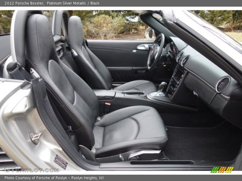 Platinum Silver Metallic / Black 2012 Porsche Boxster