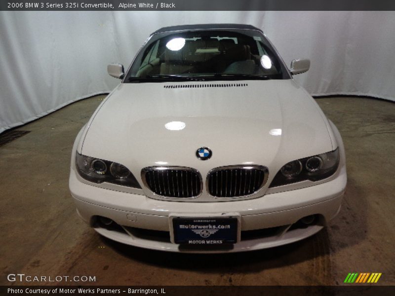 Alpine White / Black 2006 BMW 3 Series 325i Convertible