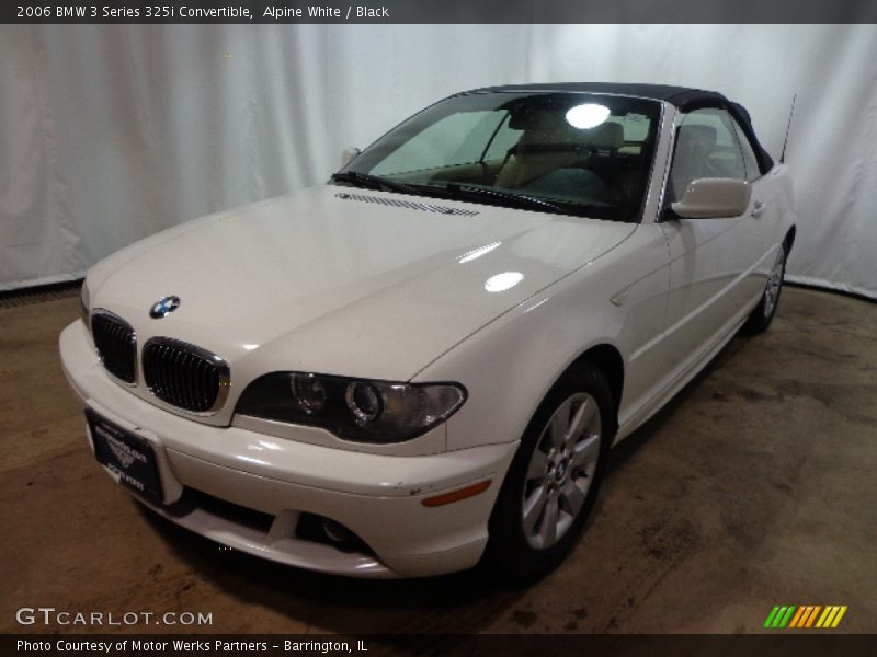 Alpine White / Black 2006 BMW 3 Series 325i Convertible