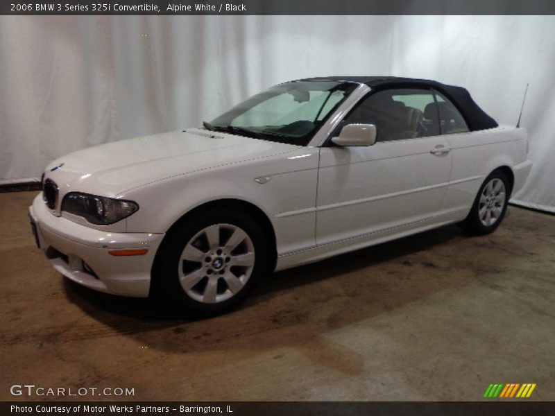 Alpine White / Black 2006 BMW 3 Series 325i Convertible