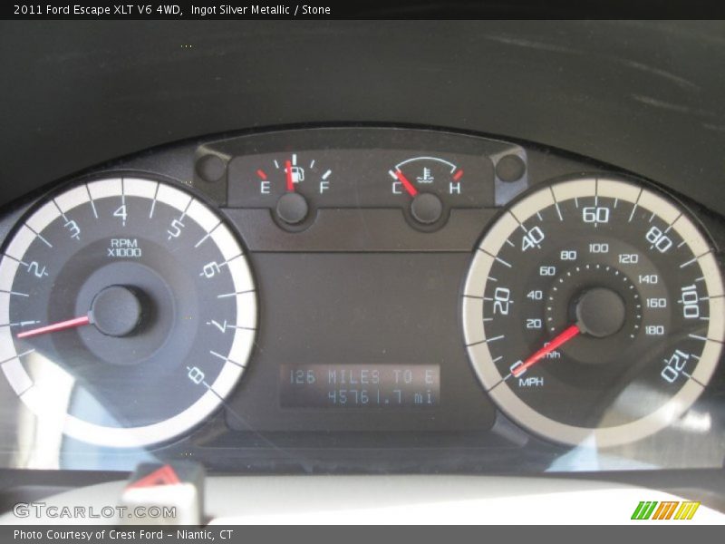 Ingot Silver Metallic / Stone 2011 Ford Escape XLT V6 4WD