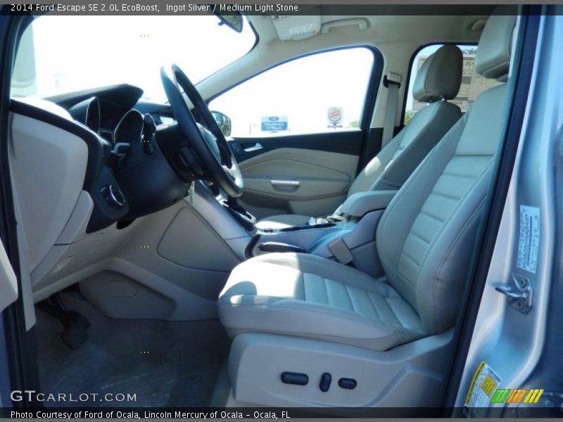 Ingot Silver / Medium Light Stone 2014 Ford Escape SE 2.0L EcoBoost