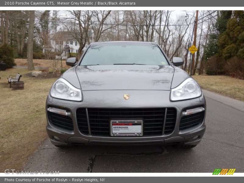 Meteor Grey Metallic / Black/Black Alcantara 2010 Porsche Cayenne GTS