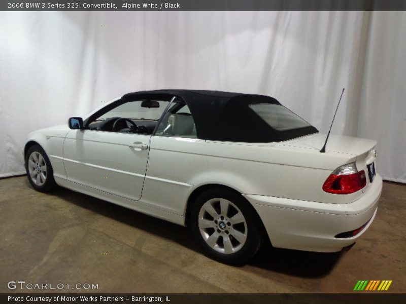 Alpine White / Black 2006 BMW 3 Series 325i Convertible