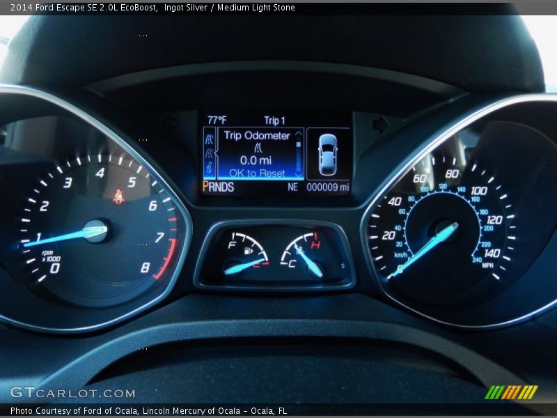 Ingot Silver / Medium Light Stone 2014 Ford Escape SE 2.0L EcoBoost