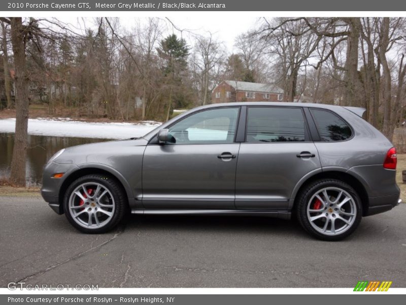 Meteor Grey Metallic / Black/Black Alcantara 2010 Porsche Cayenne GTS