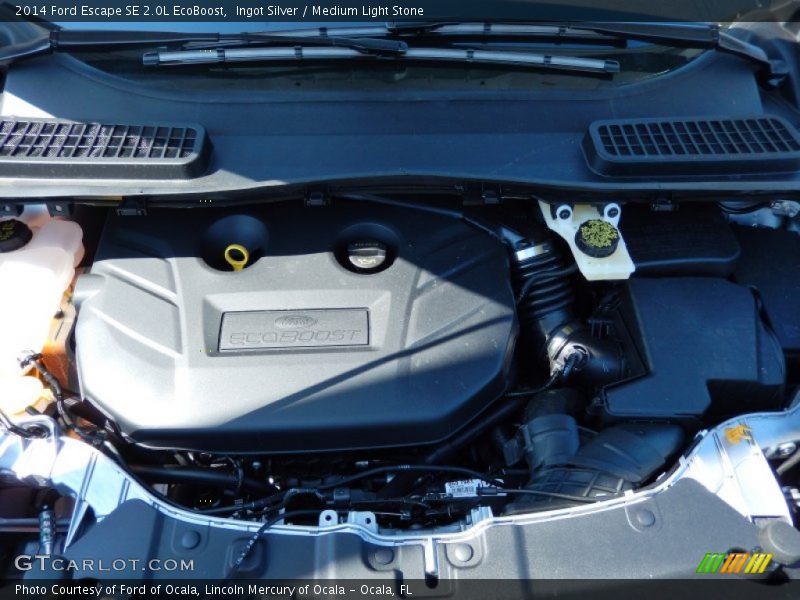 Ingot Silver / Medium Light Stone 2014 Ford Escape SE 2.0L EcoBoost