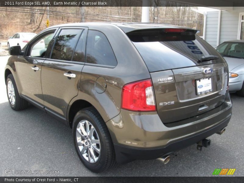 Earth Metallic / Charcoal Black 2011 Ford Edge SEL AWD