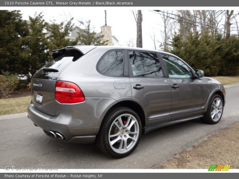 Meteor Grey Metallic / Black/Black Alcantara 2010 Porsche Cayenne GTS