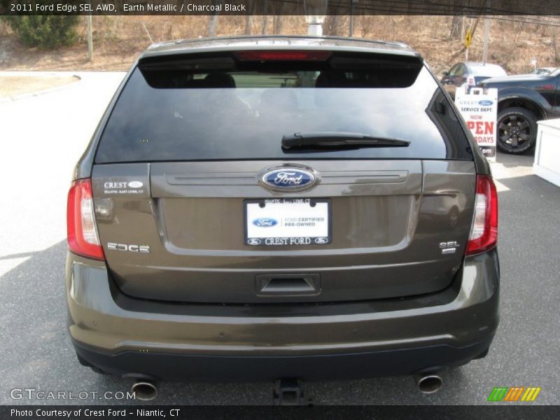 Earth Metallic / Charcoal Black 2011 Ford Edge SEL AWD