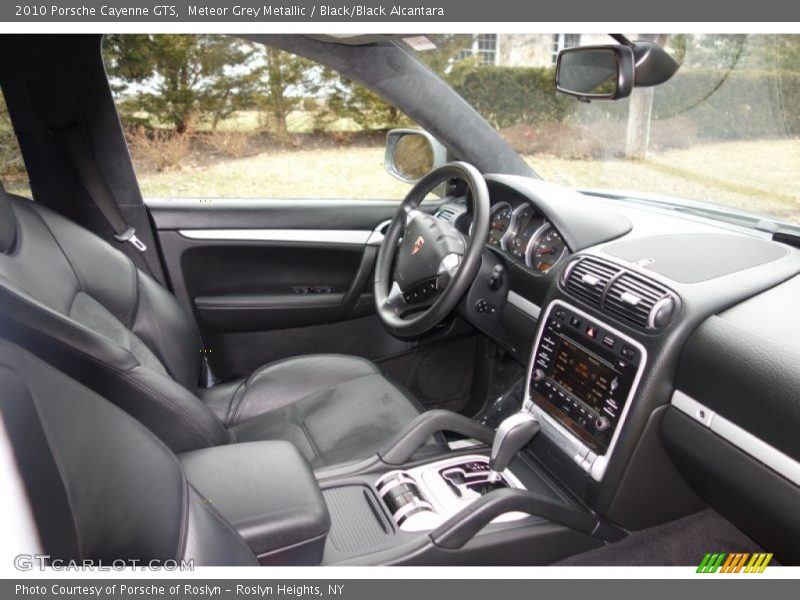 Meteor Grey Metallic / Black/Black Alcantara 2010 Porsche Cayenne GTS