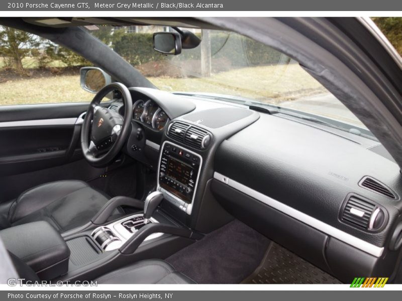 Meteor Grey Metallic / Black/Black Alcantara 2010 Porsche Cayenne GTS