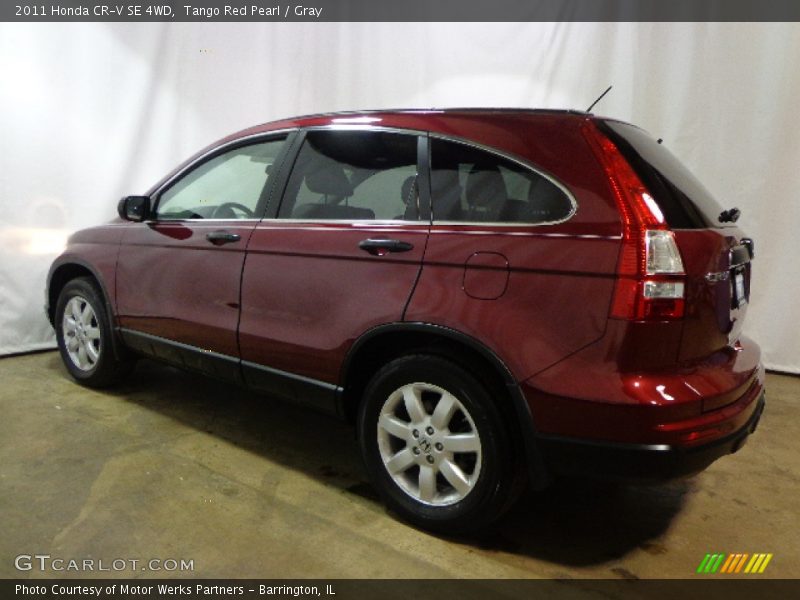 Tango Red Pearl / Gray 2011 Honda CR-V SE 4WD
