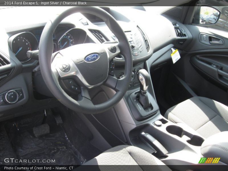 Ingot Silver / Charcoal Black 2014 Ford Escape S