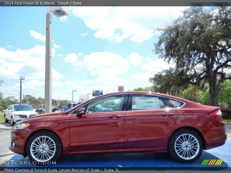  2014 Fusion SE EcoBoost Sunset