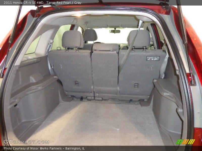 Tango Red Pearl / Gray 2011 Honda CR-V SE 4WD