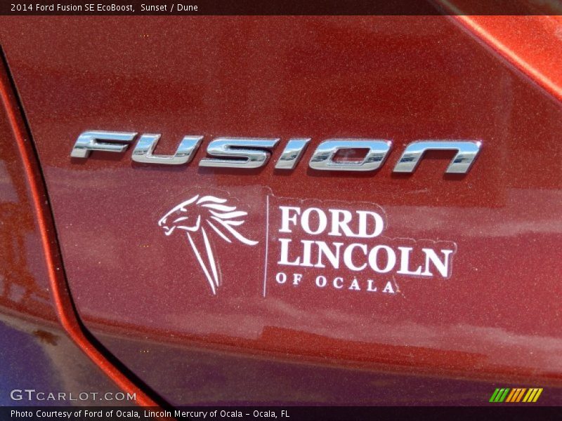 Sunset / Dune 2014 Ford Fusion SE EcoBoost