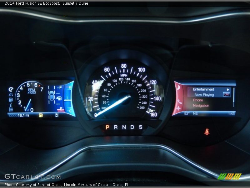 Sunset / Dune 2014 Ford Fusion SE EcoBoost