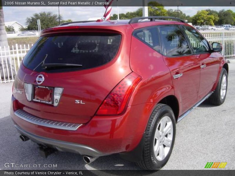 Sunset Red Pearl Metallic / Charcoal 2006 Nissan Murano SL