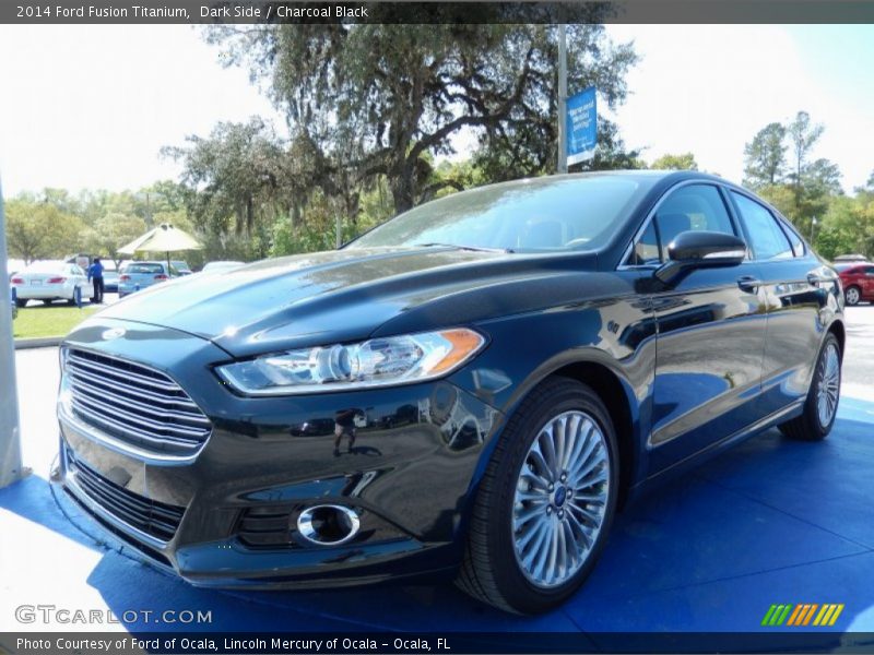 Dark Side / Charcoal Black 2014 Ford Fusion Titanium