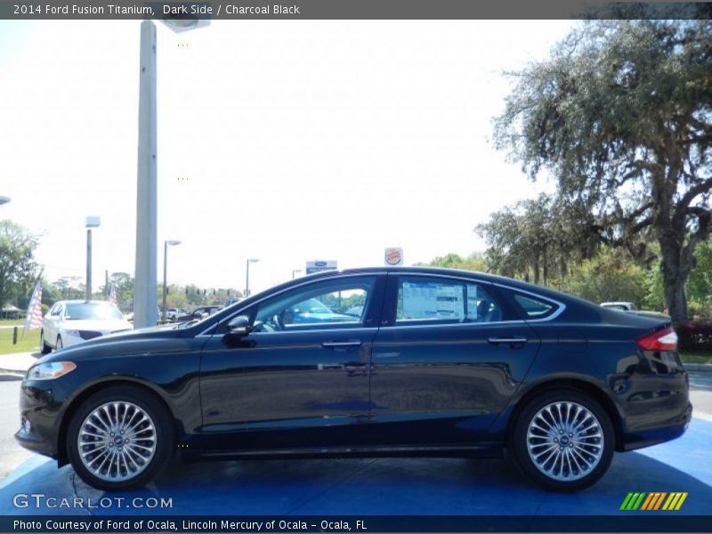Dark Side / Charcoal Black 2014 Ford Fusion Titanium