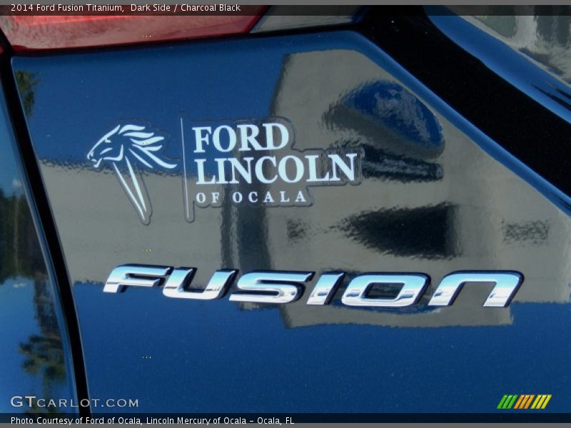 Dark Side / Charcoal Black 2014 Ford Fusion Titanium