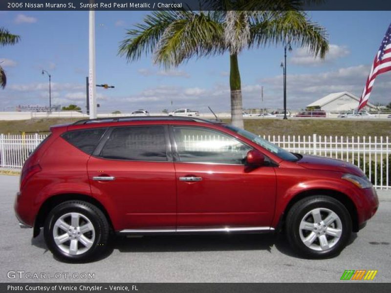 Sunset Red Pearl Metallic / Charcoal 2006 Nissan Murano SL