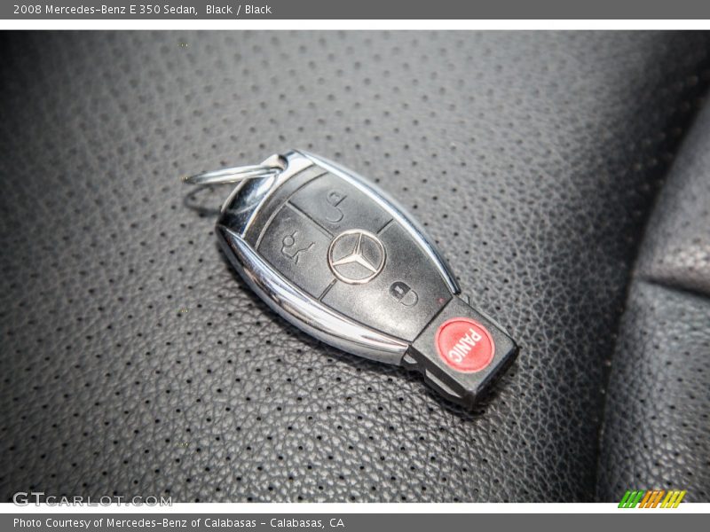 Black / Black 2008 Mercedes-Benz E 350 Sedan