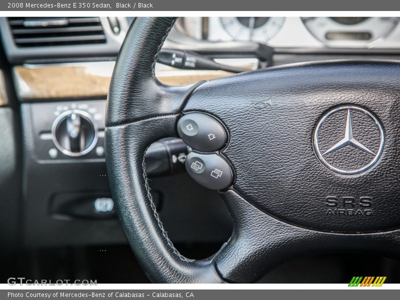 Black / Black 2008 Mercedes-Benz E 350 Sedan