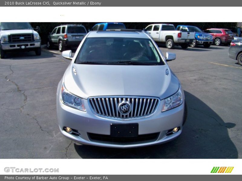 Quicksilver Metallic / Ebony 2010 Buick LaCrosse CXS