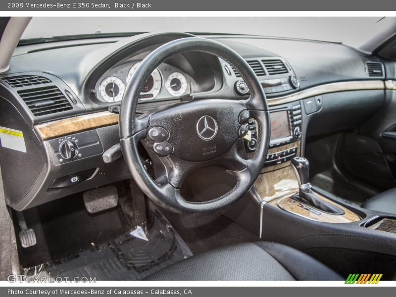 Black / Black 2008 Mercedes-Benz E 350 Sedan