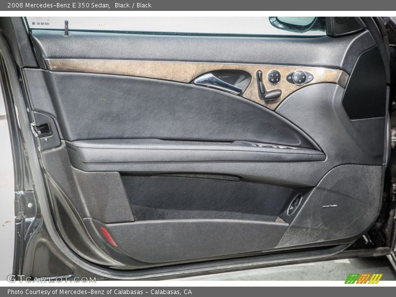 Black / Black 2008 Mercedes-Benz E 350 Sedan