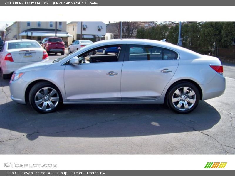 Quicksilver Metallic / Ebony 2010 Buick LaCrosse CXS