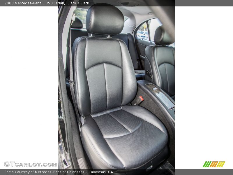 Black / Black 2008 Mercedes-Benz E 350 Sedan