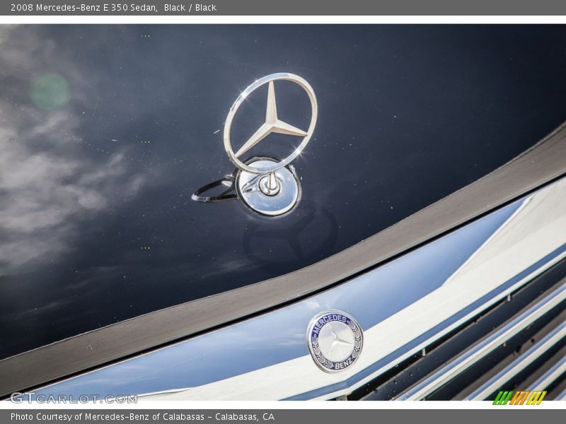 Black / Black 2008 Mercedes-Benz E 350 Sedan
